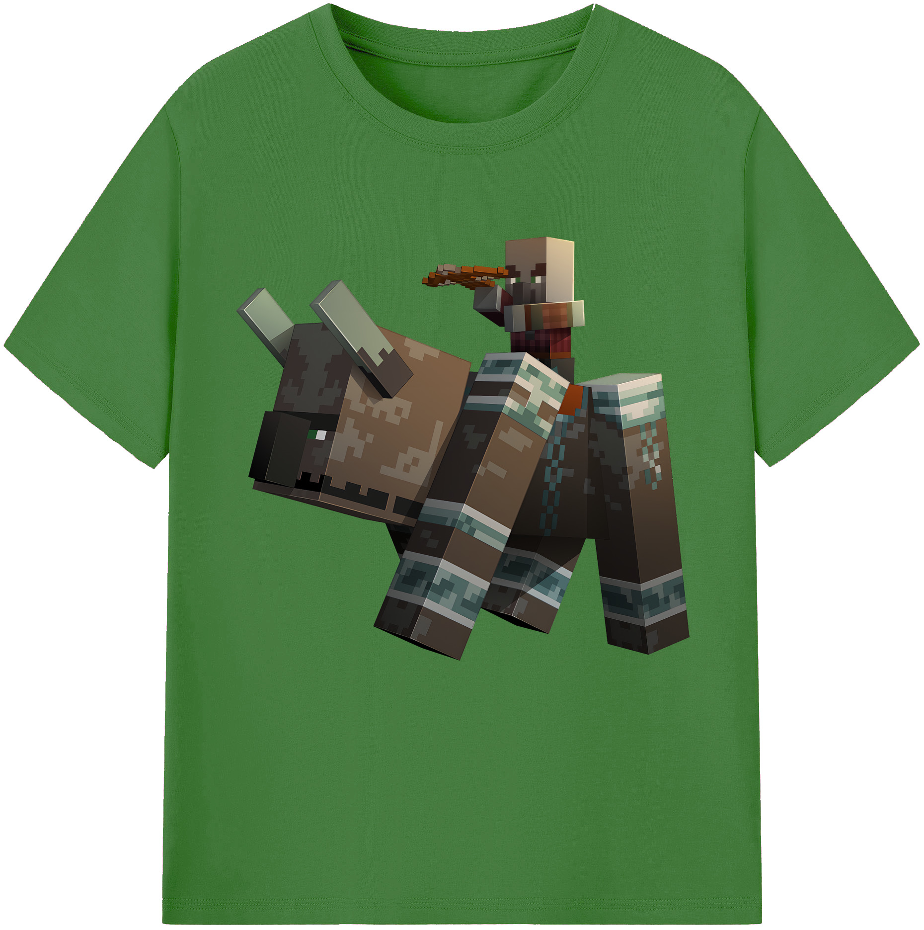 （画像用） マインクラフト ブロックの世界 Minecraft MC Block world レディースカジュアルプリントTシャツ（綿100％）